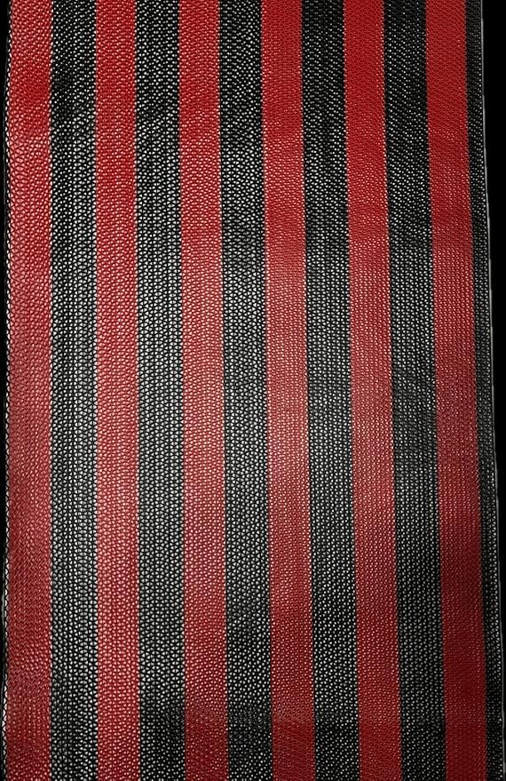 Image of Double Colour Anti Skid & Multipurpose /Bathroom Mat /Shower Mat /Carpet /Rugs /Rainmat /Swimming Pool Mat|Waterproof Doormat for Indoor /Outdoor Home Office Entrance| (Black-Red, 2x10Ft)