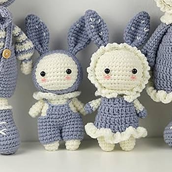 Amazon | D DYNWAVE かぎ針編みキット ウサギの人形 手編み