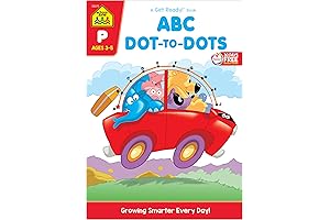 School Zone ABC Dot-to-Dots Workbook: Discover Letters, Develop Fine Motor Skills & Foster Early Learning