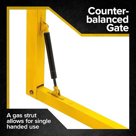 8' Dock Door Gate, OSHA Safety Barrier, Fits 98 W, Indoor Use, Guardian