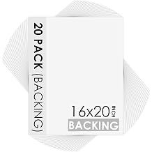 MBC MAT BOARD CENTER 16x20 White Art Boards, Pack of 20, 4-Ply Thick Cardboard Backing Boards