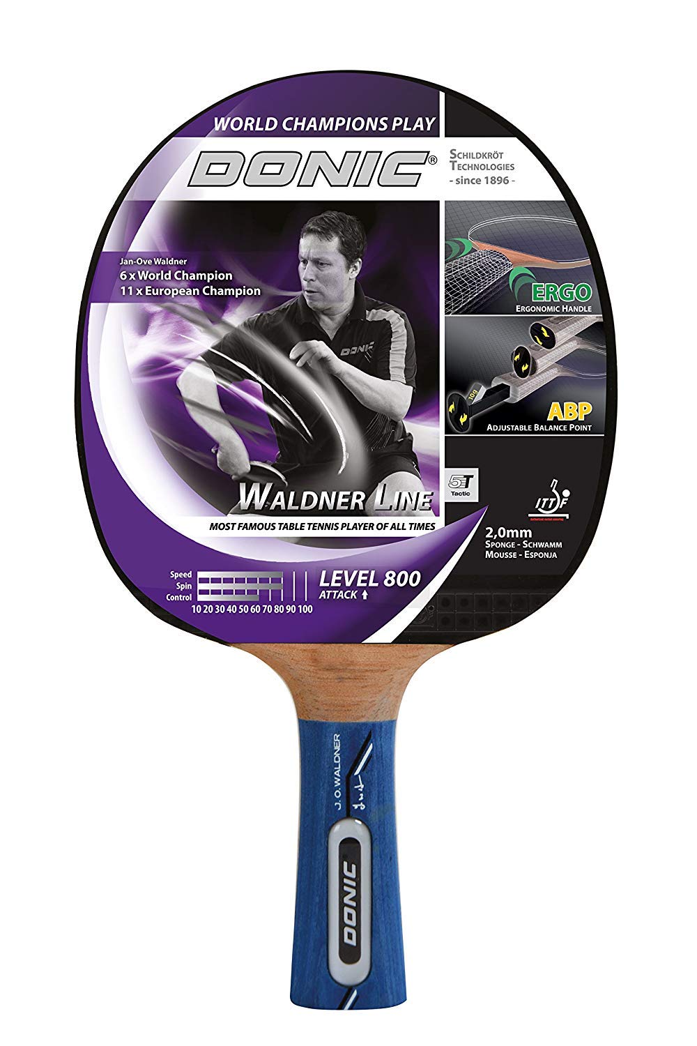 DonicWaldner 800 Table Tennis Bat