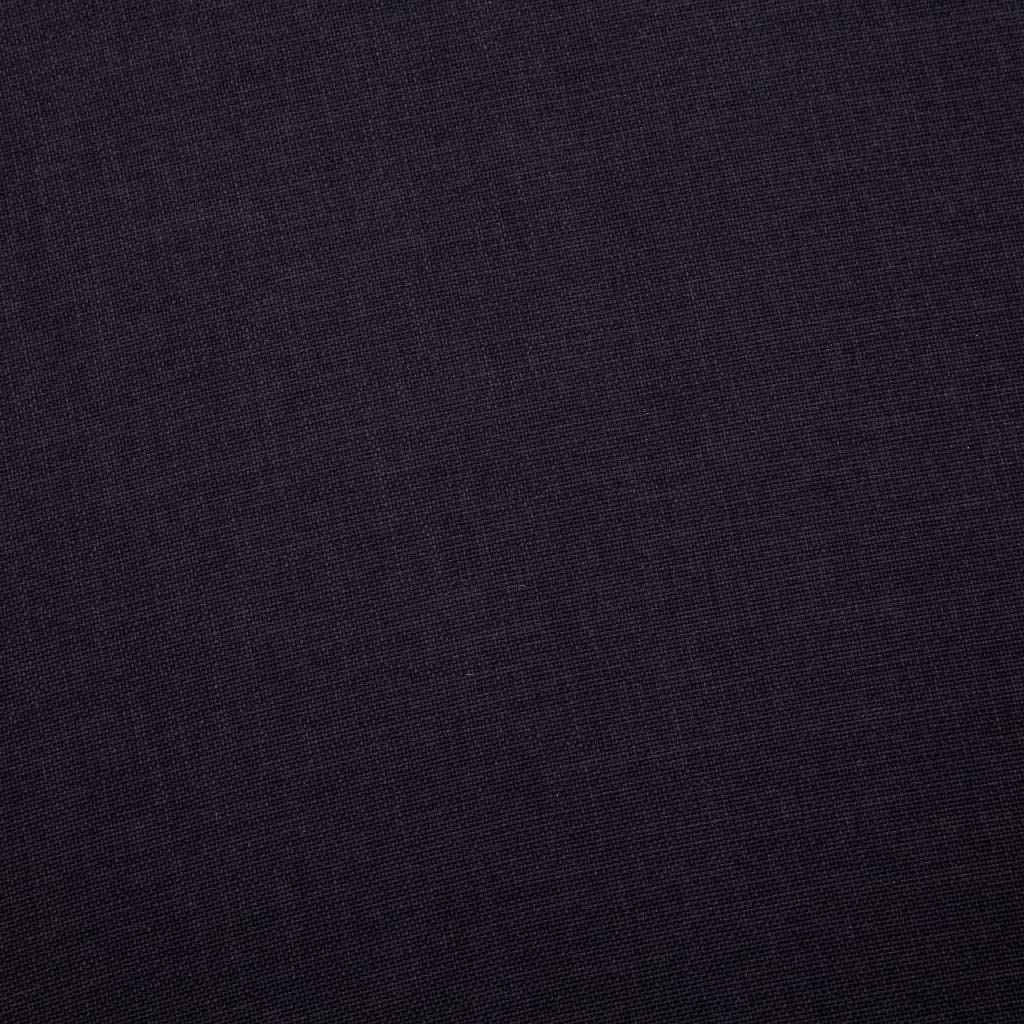 Hothingwell Divano 3 posti tessuto nero | Fodera rimovibile lavabile, tessuto resistente all'usura, telaio in legno solido, 110 kg per sedile