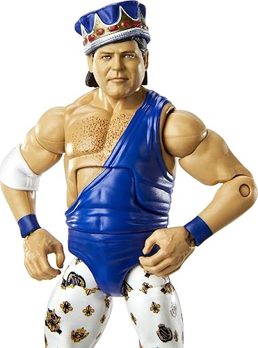 Miniatura 2 de WWE Jerry "The King" Lawler Elite Collection Series # 82 Figura de acción, 6 pulgadas/15,24 cm, regalo planteable, coleccionable para fans de 8 años