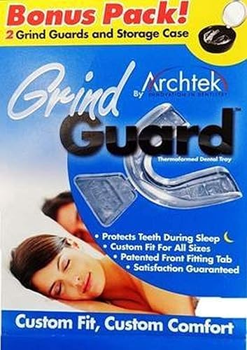 Paquete de bonificación 2 por 1! Grind Guard - Alivia los síntomas asociados con el rechinar de dientes, los colores pueden variar