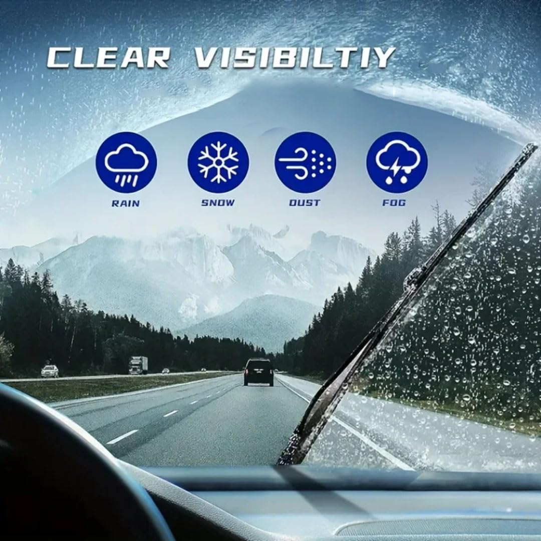 Wycieraczki dla VW Amarok 2013-2017, miękkie gumowe wycieraczki samochodowe, wycieraczki szyby przedniej 24''+24''