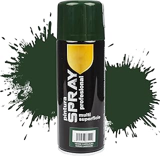 Etrexonline Pintura Spray Multicolor Profesional 400ml Adecuado Metal Madera y Plástico - Color Verde Carruajes (Paquete de 1)