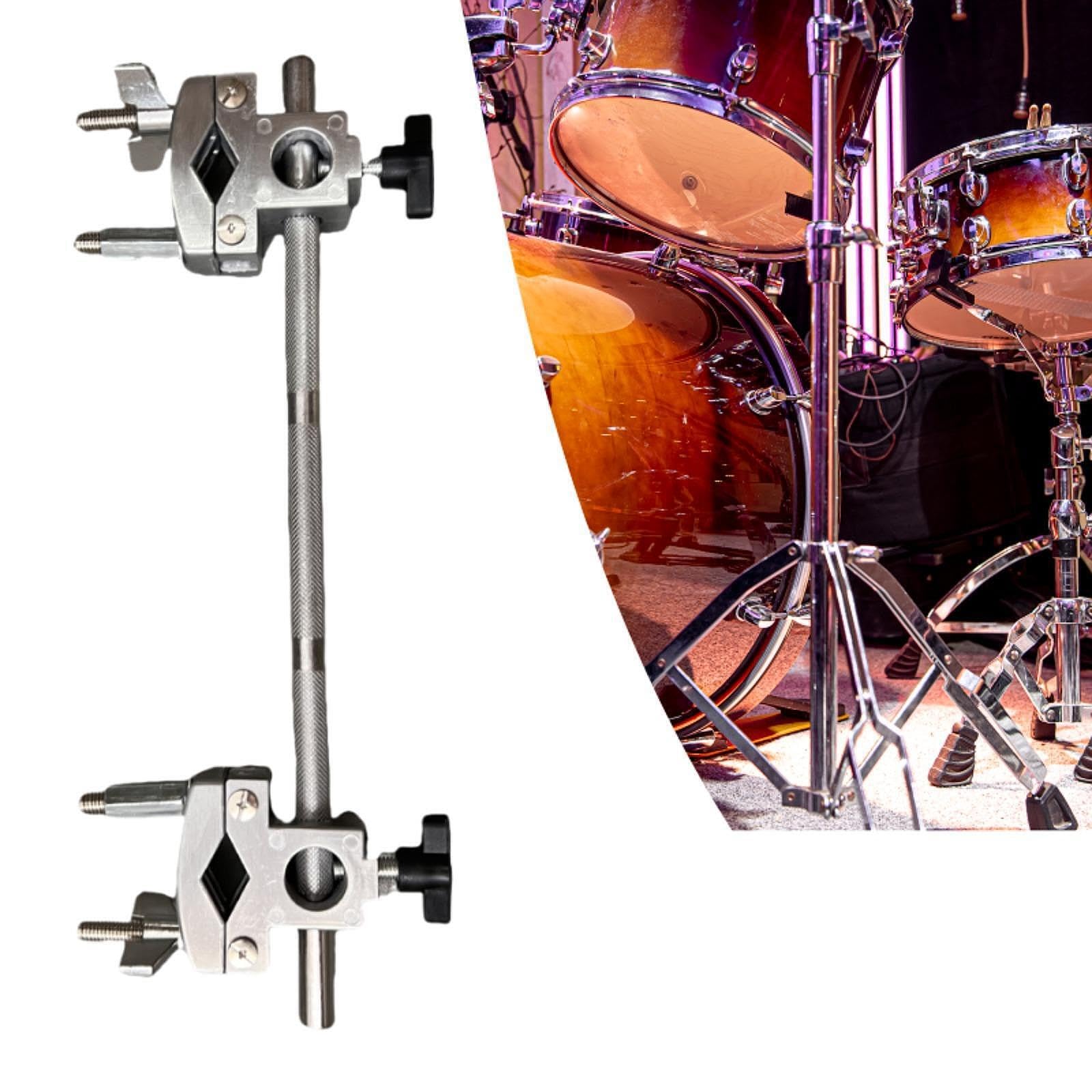 Soporte para platillos, piezas de metal para tambor, herrajes para tambor, accesorio para brazo de platillo de repuesto, estilo E, plata, Estilo E
