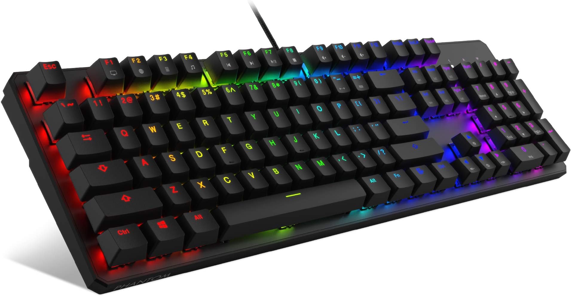 TECWARE Phantom 104 RGB Mechanical Keyboard + Shroud 104 Bundle (Outemu Red)