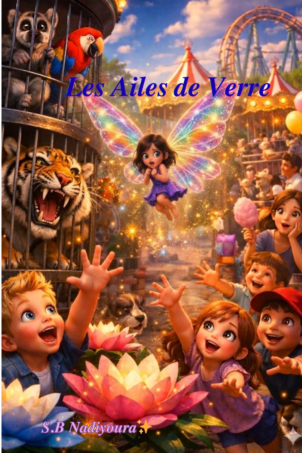 Les Ailes de Verre: Une histoire magique et éducation pour enfants Illustré en 3D