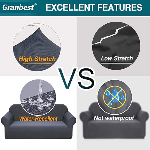 Miniatura 4 de Granbest - Funda suave para sofá repelente contra el agua de alta calidad y elasticidad