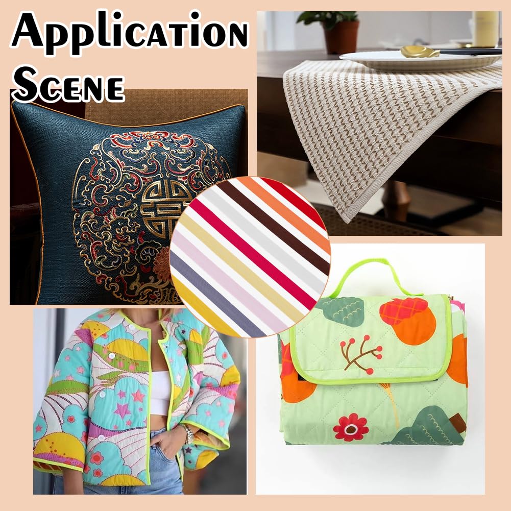 Biais Couture PH PandaHall 18m 9 Couleurs Biais De Couture 22mm Rubans Pour Couture Retourne Biais Couture