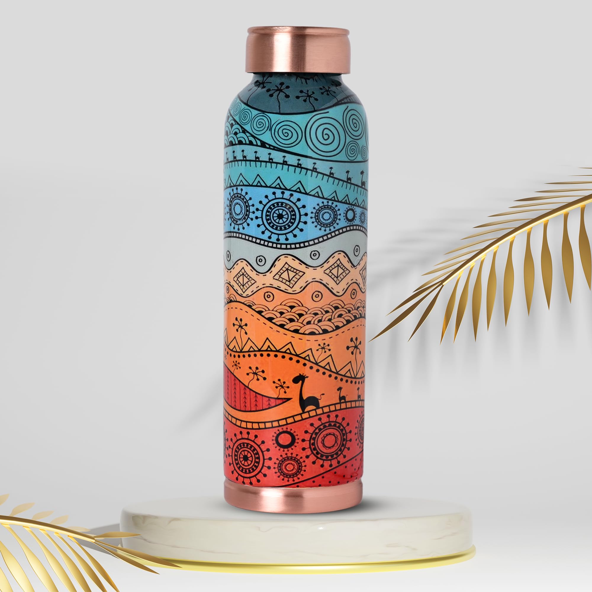 See full amazon price history chart for DI: Decorative India Copper Printed Design 1 Litre Water Bottle With Leak And Rust Proof Protection For Home And Office Use Ayurveda And Yoga Health Benefits Bottle (Multicolor) DI: Decorative India Copper Printed Design 1 Litre Water Bottle With Leak And Rust Proof Protection For Home And Office Use Ayurveda And Yoga Health Benefits Bottle (Multicolor) (B0D3F8HDQB) Amazon Price History, Amazon Price Tracker