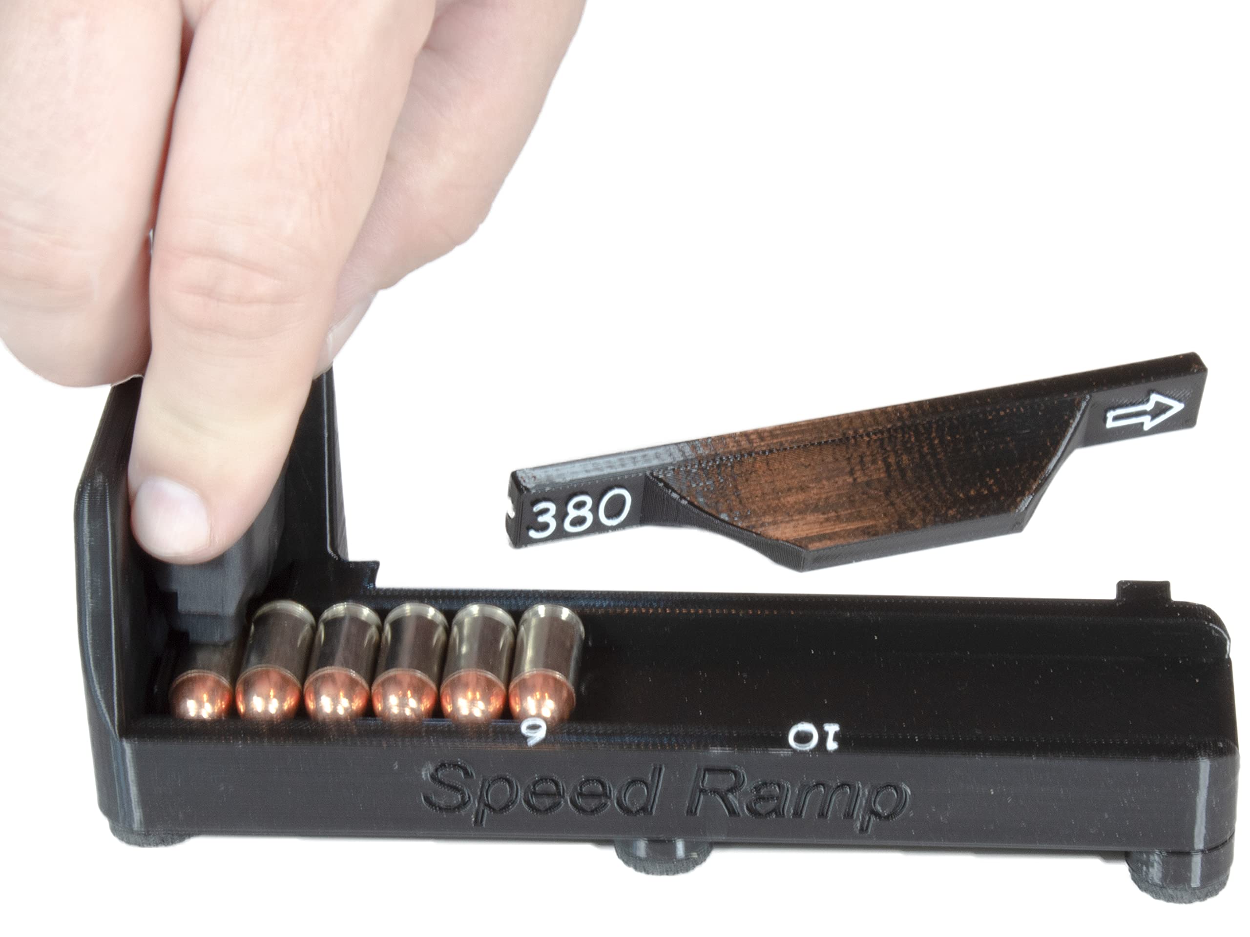 ParaBellum Designs Universal Speed Loader – Magazine Loader for 9mm 10mm | .40 S&W Pistols | .45 .380 ACP | Glock 19 43X and about every other brand/Mag Loader, Fast Reload, Thumb Saver – Made in USA