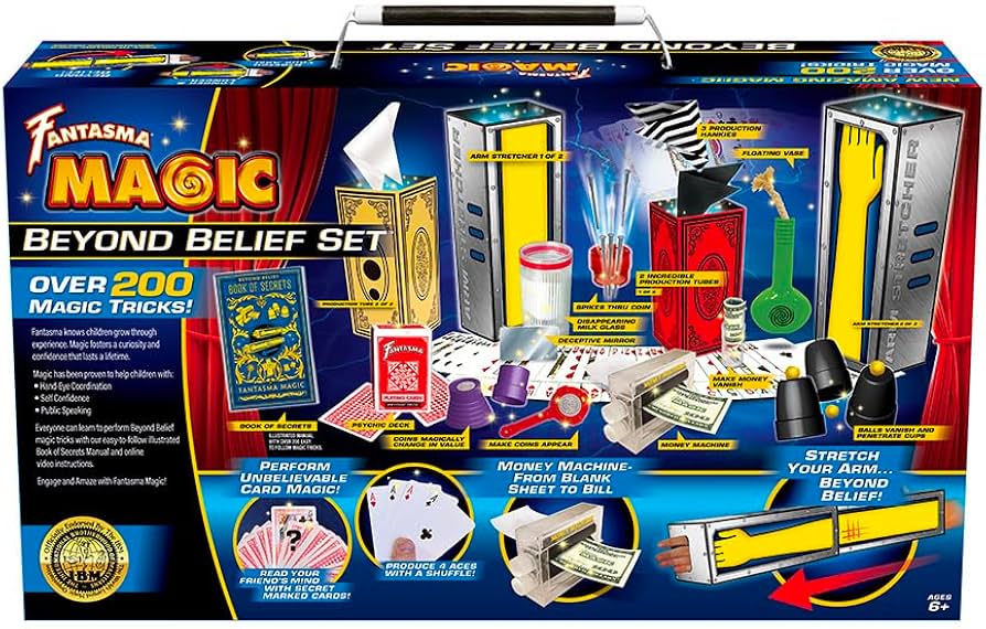 Amazon.com: Fantasma Beyond Belief Magic Set with 200+ Tricks
