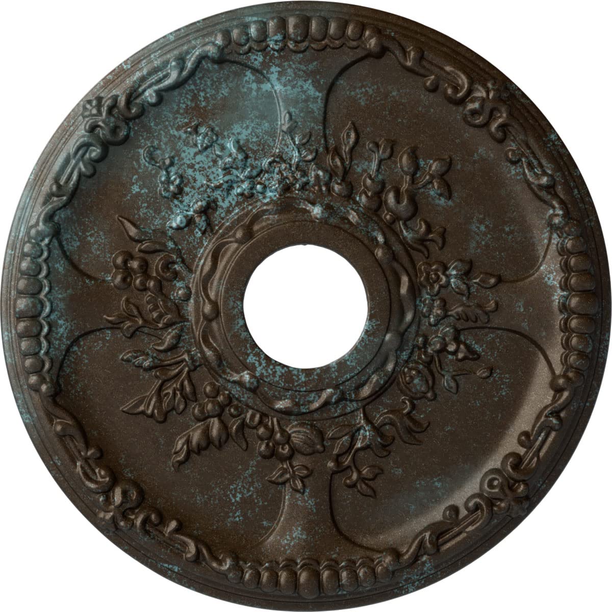 18"OD x 3 1/2"ID x 1 3/8"P Antioch Ceiling Medallion (Fits Canopies up to 3 1/2") — Amazon image 32