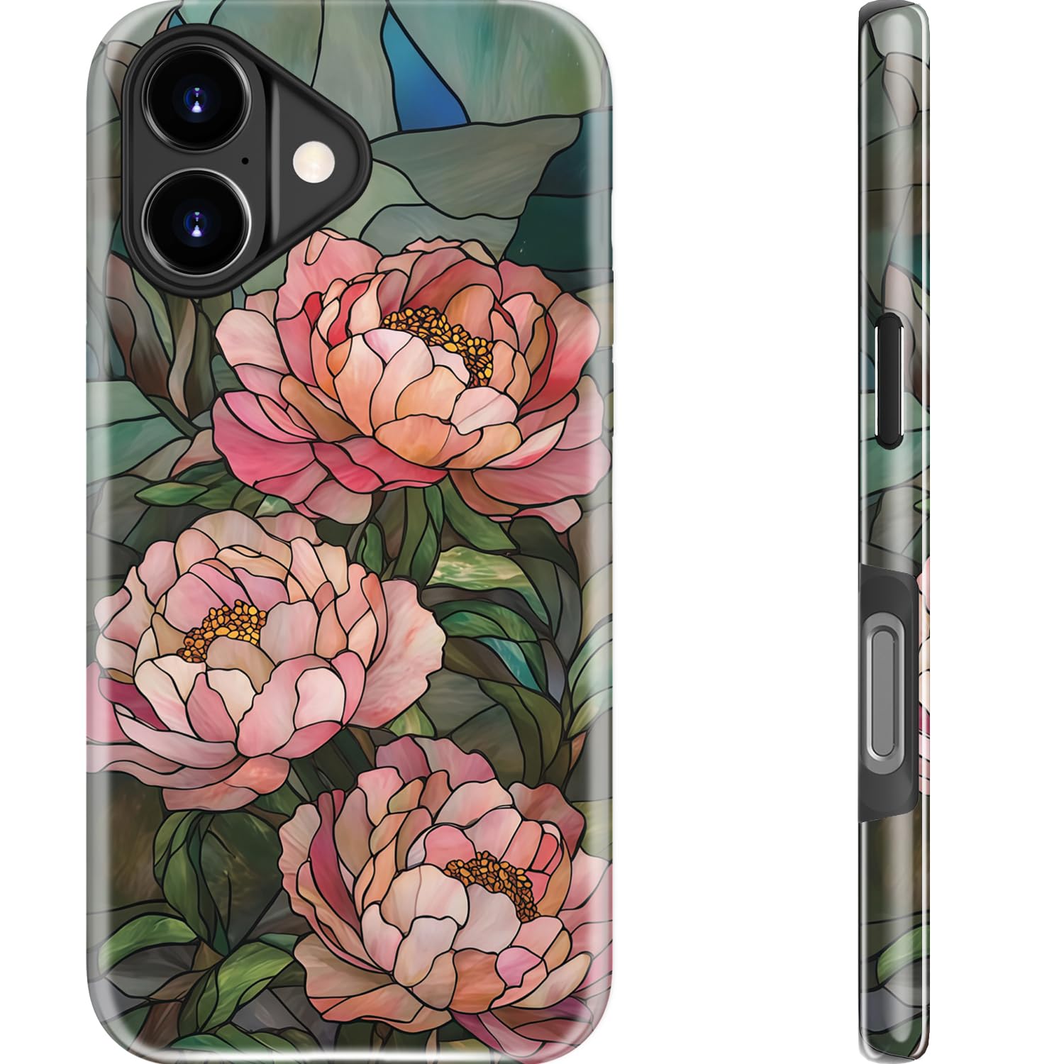 Coque iPhone 17 antichoc compatible charge sans fil avec motif - 8