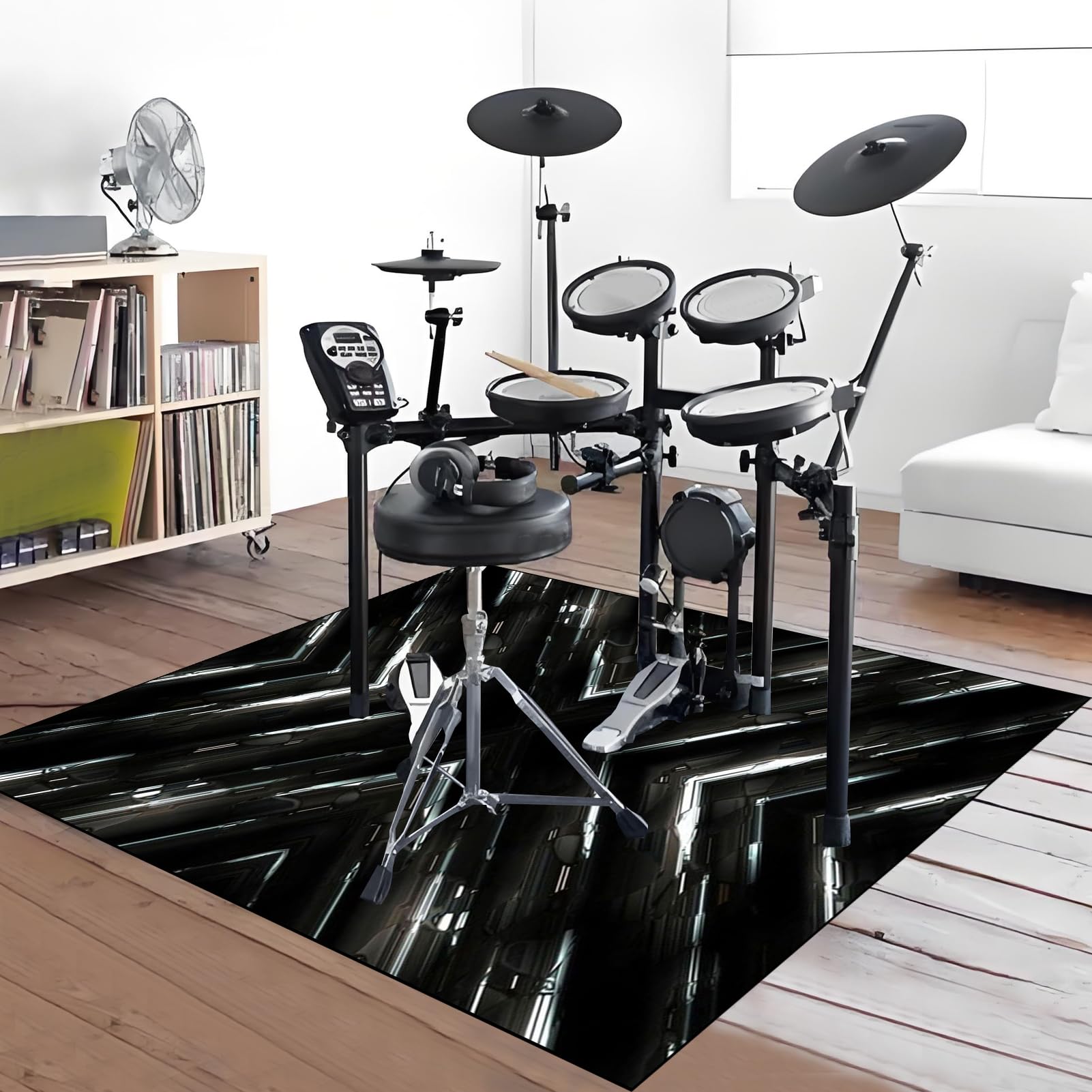 Mata ochronna do akcesoriów perkusyjnych elektroniczna mata perkusyjna dźwiękoszczelna mata bębnowa mata akustyczna mata podłogowa do instrumentów muzycznych 180 x 160 cm