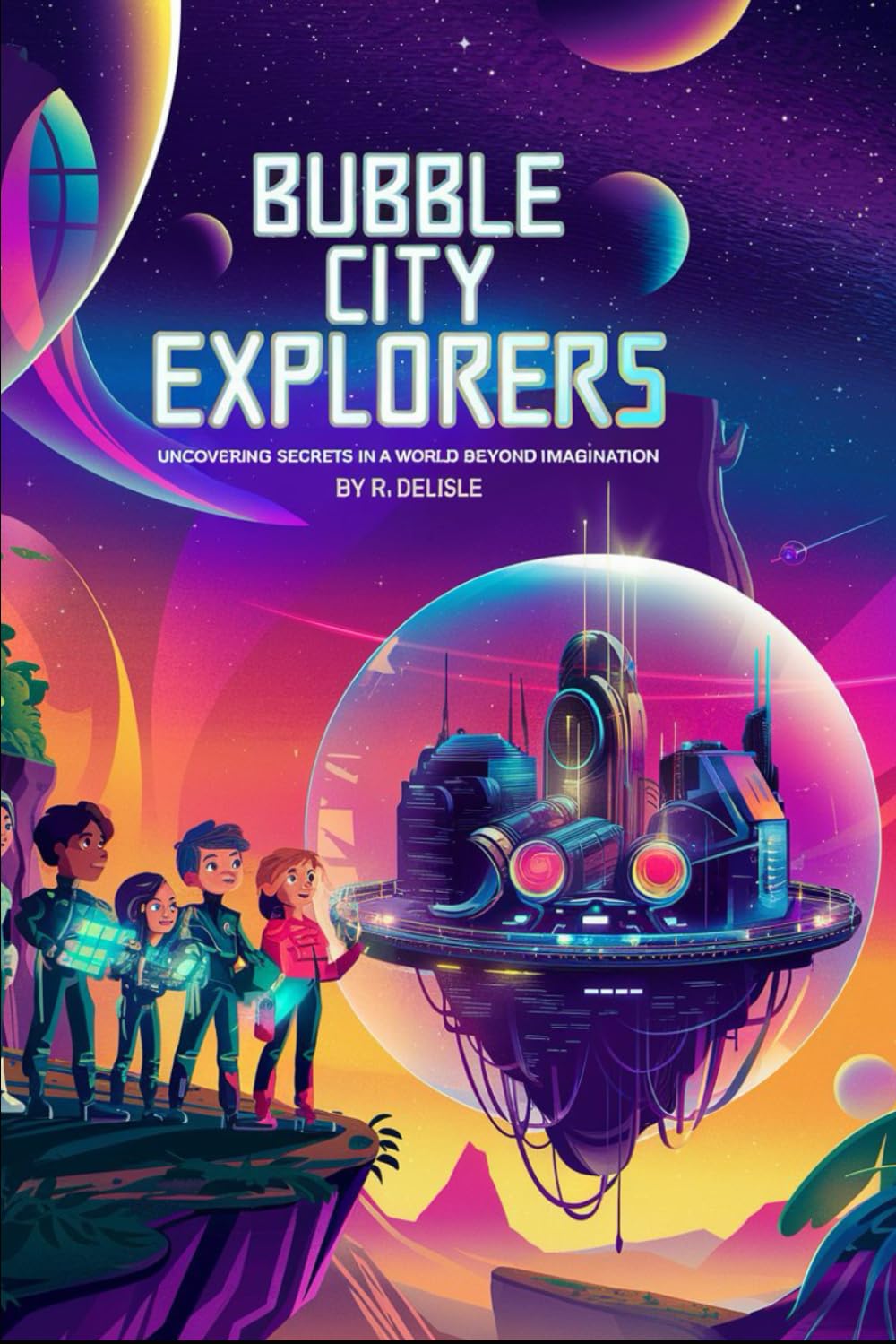Bubble City Explorers: Uncovering Secrets in a World Beyond Imagination kids aged 8-12 | A thrilling 6x9 Paperback adventure book for young explorers and curious detectives (WonderWhirl Chronicles)