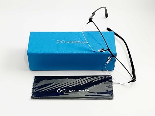 Miniatura 7 de Gafas de lectura extra grandes, lectores para hombres con cabezas grandes, sin montura