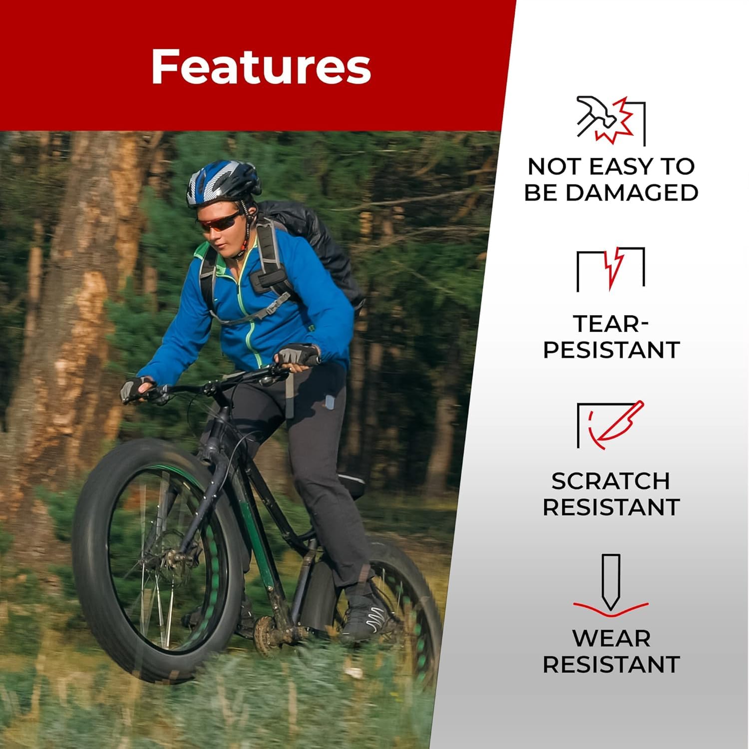 Fincci Cameras Fat bike 26 x 4.0 Pollici - Coppia Сameras d Aria 26 MTB con 48mm Schrader Valvola per Fat & Montagna bici & E bike & Strada Bicicletta, City bike Uomo - Confezione da 2 accessori