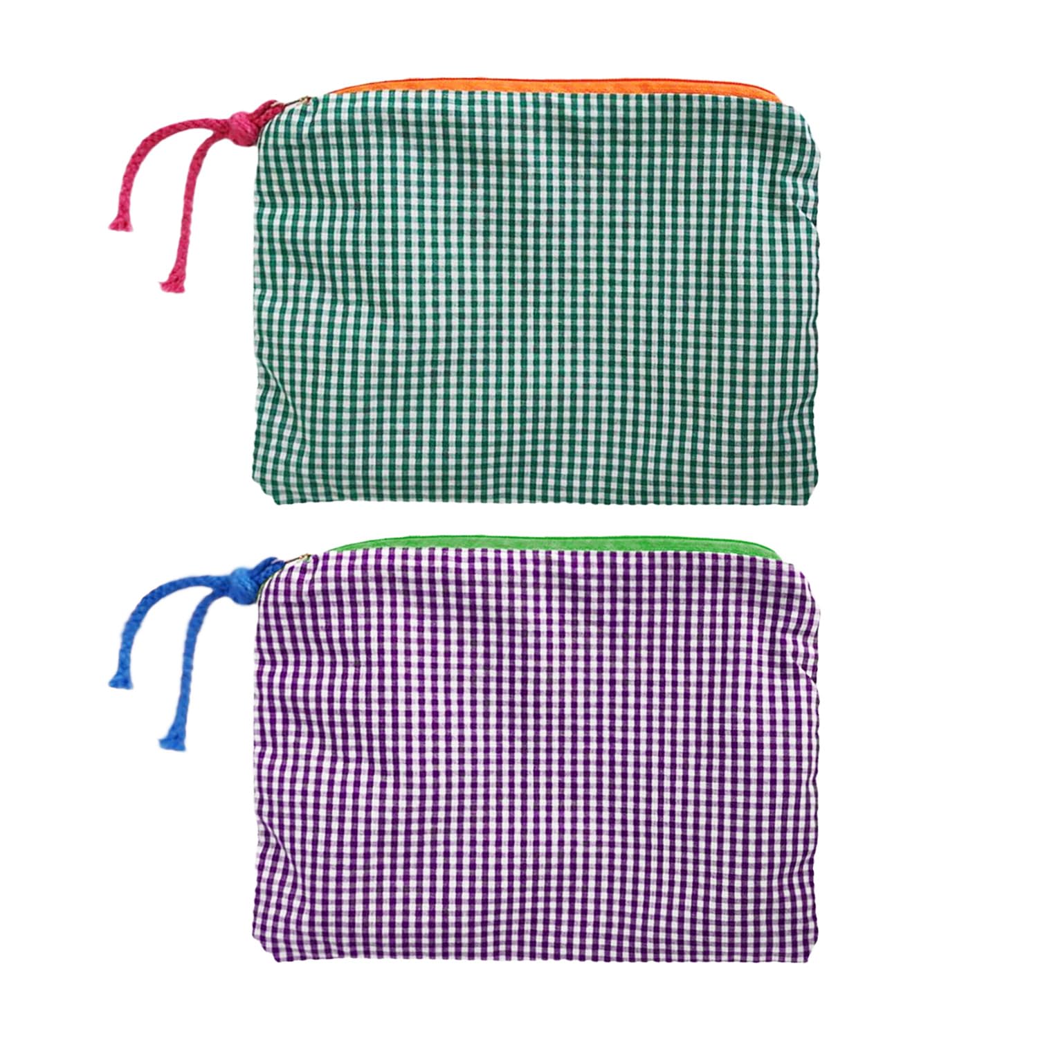2 Small Cosmetic Bags, Small Grid Storage Bag, Convenient Storage Bag, Multi-functional Travel Cosmetic Bag, Coin Purse