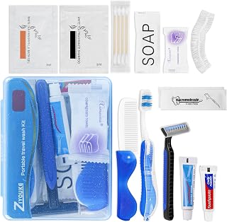 Hygiene Kit Bulk, Folding Design, Individually Boxed, The Travel Hygiene Kit Is Fully Equipped And Clean And Hygienic, Convenience Kits Suitable For Hotel, Home, Travel (10-PACK)