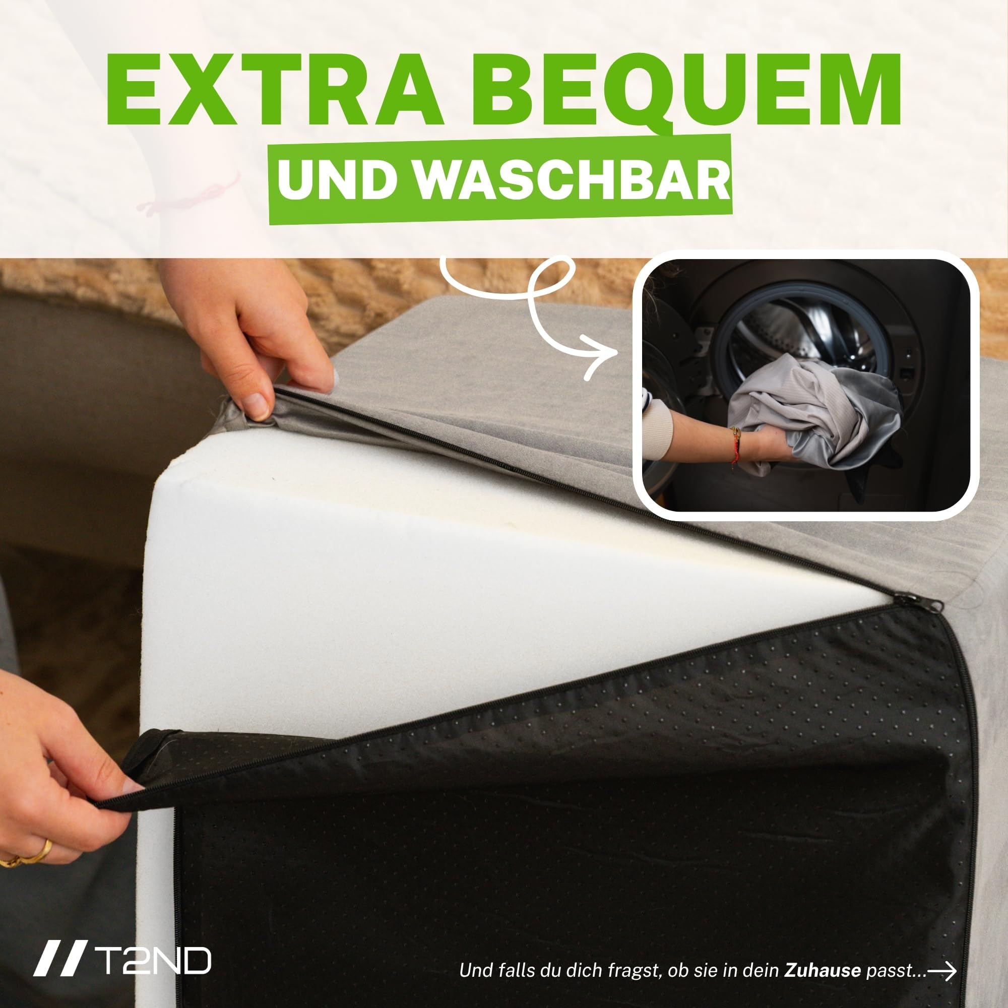 Hunderampe Sofa und Bett – Hundetreppe für kleine und große Hunde – Katzentreppe – Abnehmbarer und waschbarer Bezug – Rutschfester Boden – Rampe Hund – 40 cm Hoch