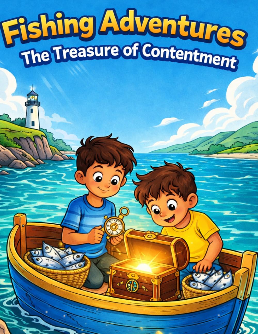 Fishing Adventures: The Treasure of Contentment: An Inspiring Story About Greed, Wisdom, and Life’s Greatest Lesson (Kingdom Of Magic Stars)