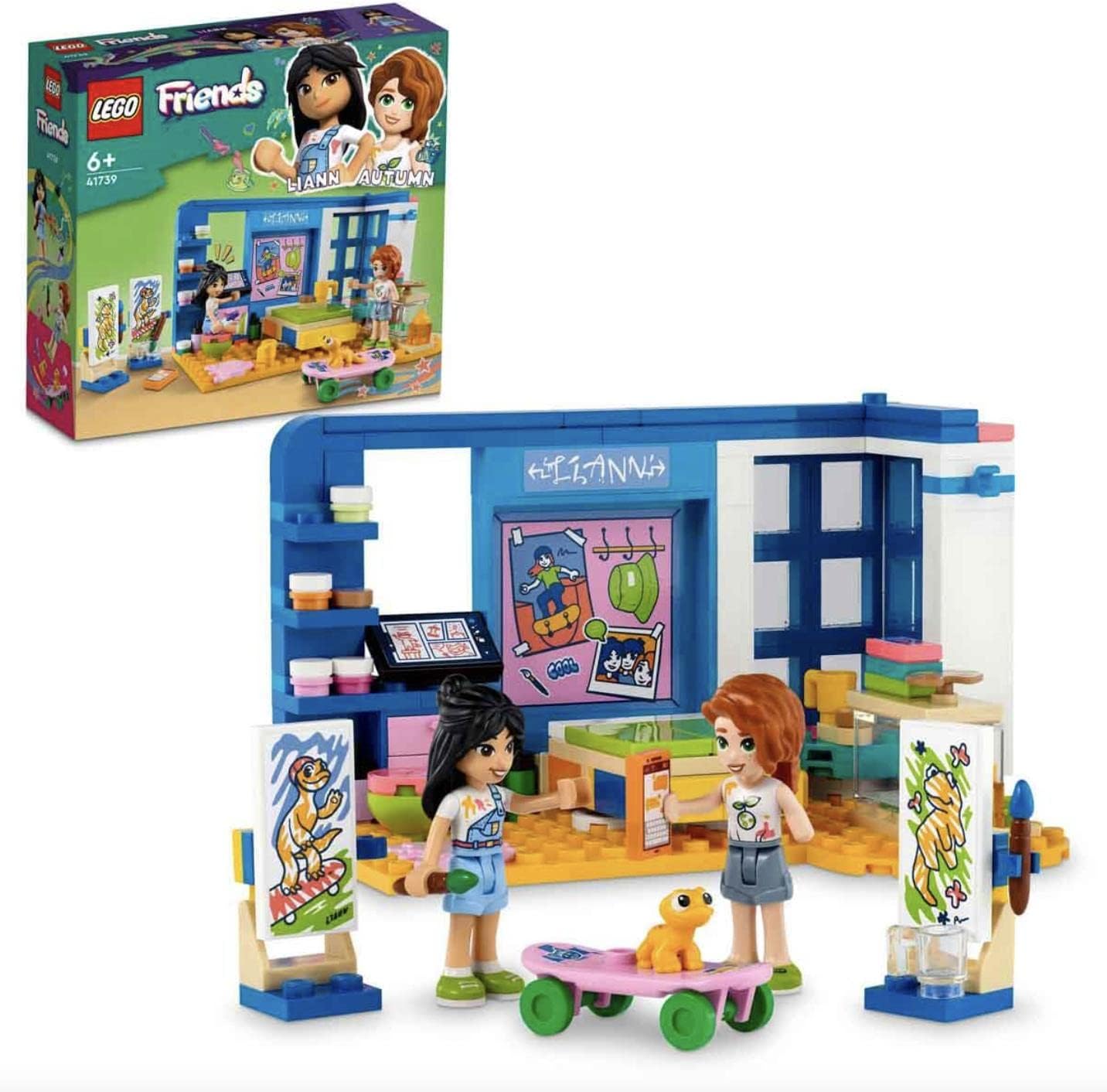 Friends Liann's Room 41739 Building Toy Set (204 Pieces), Multi Color
