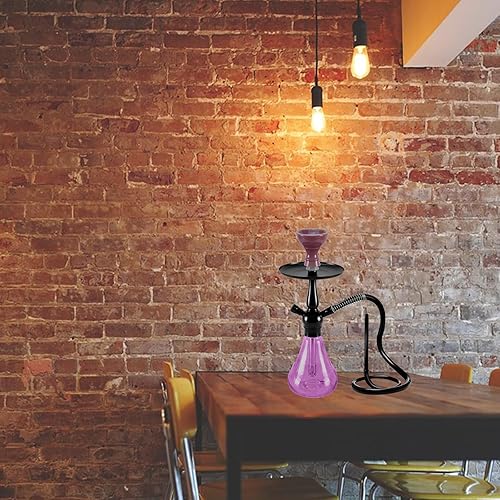 Miniatura 7 de SunWamntin Juego de cachimba de cristal de alta calidad Shisha Exquisitas cachimbas 1 manguera portátilSunWamntinCachimba con todos los accesorios