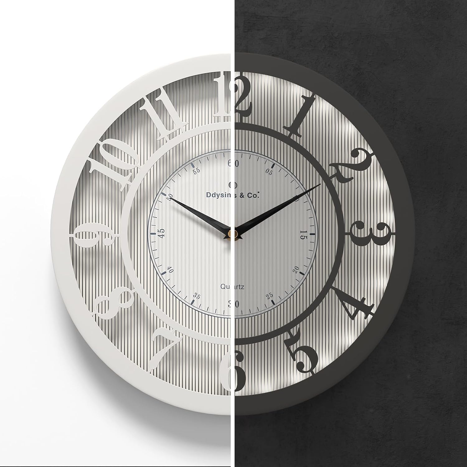 Ddysins Night Light Wall Clock, Sound Control Lightup