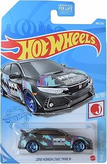 Hot Wheels 2018 Honda Civic Type R, [Gray] J-Imports 6/10