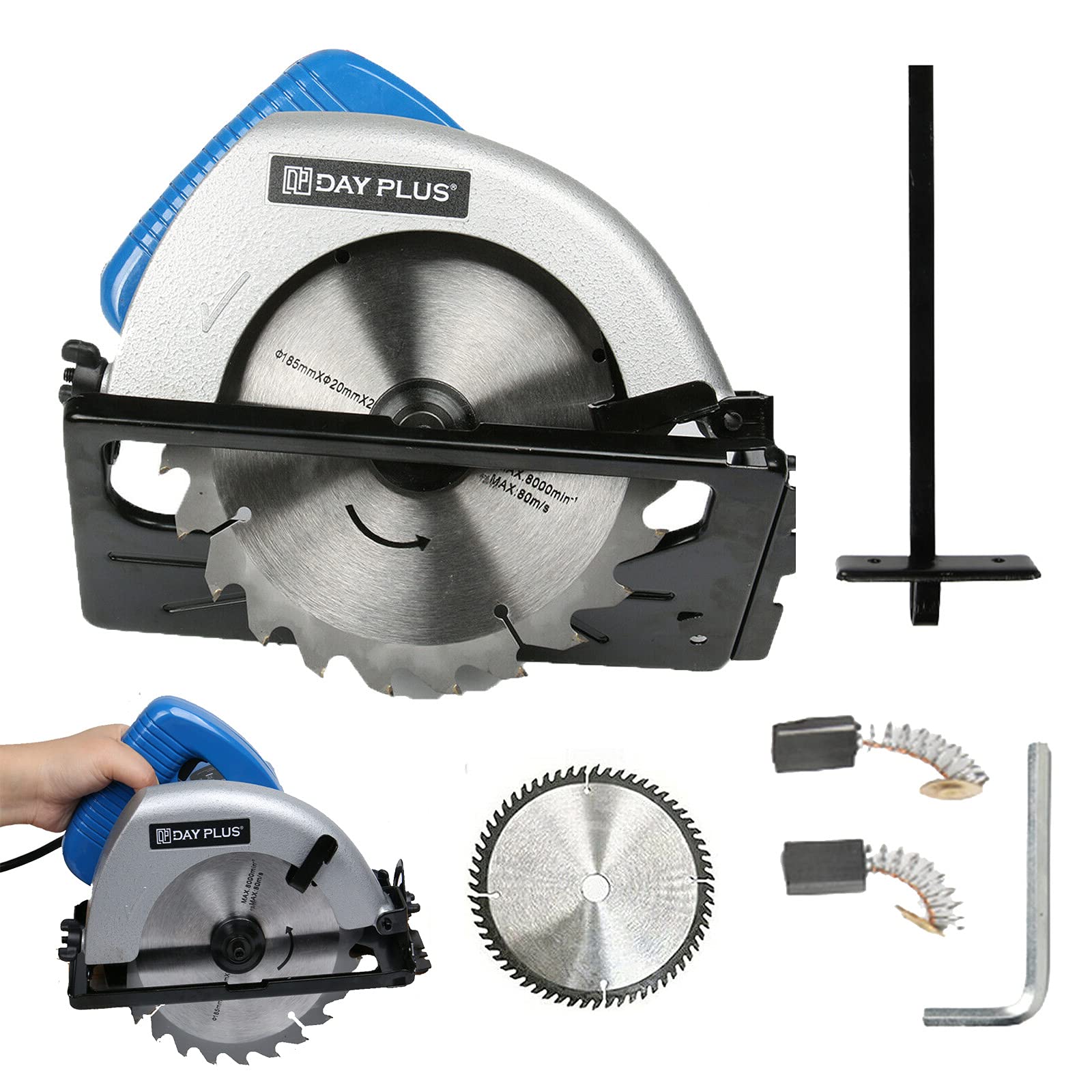 Buy Circular Saw, 900W Mini Electric Saw with Speed 4700RPM, 180mm Saw