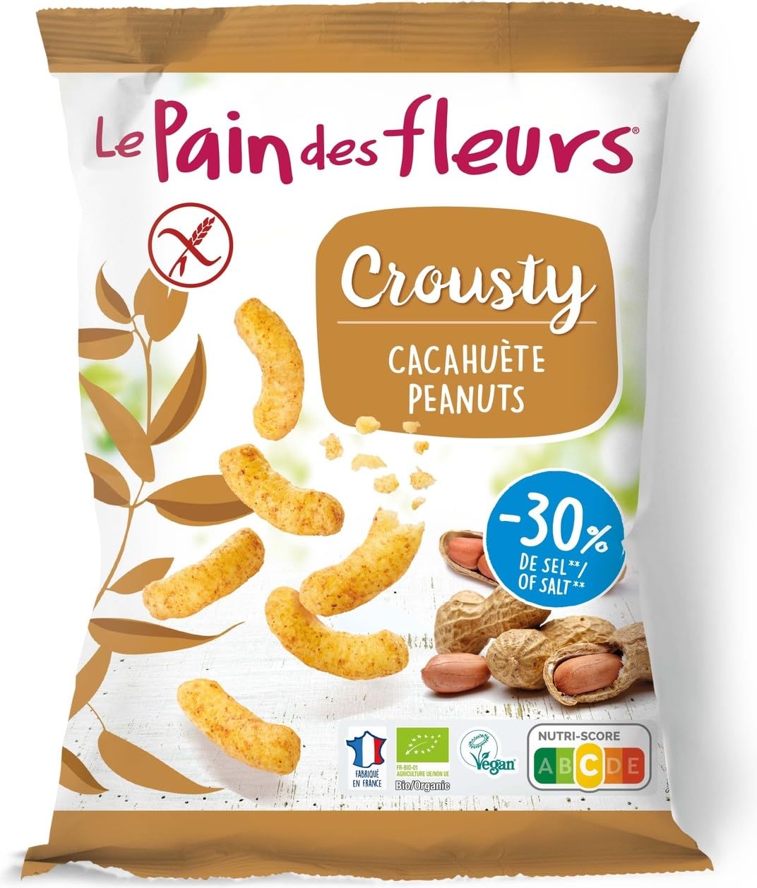 Le Pain des Fleurs Crousty Cacahuète 75g