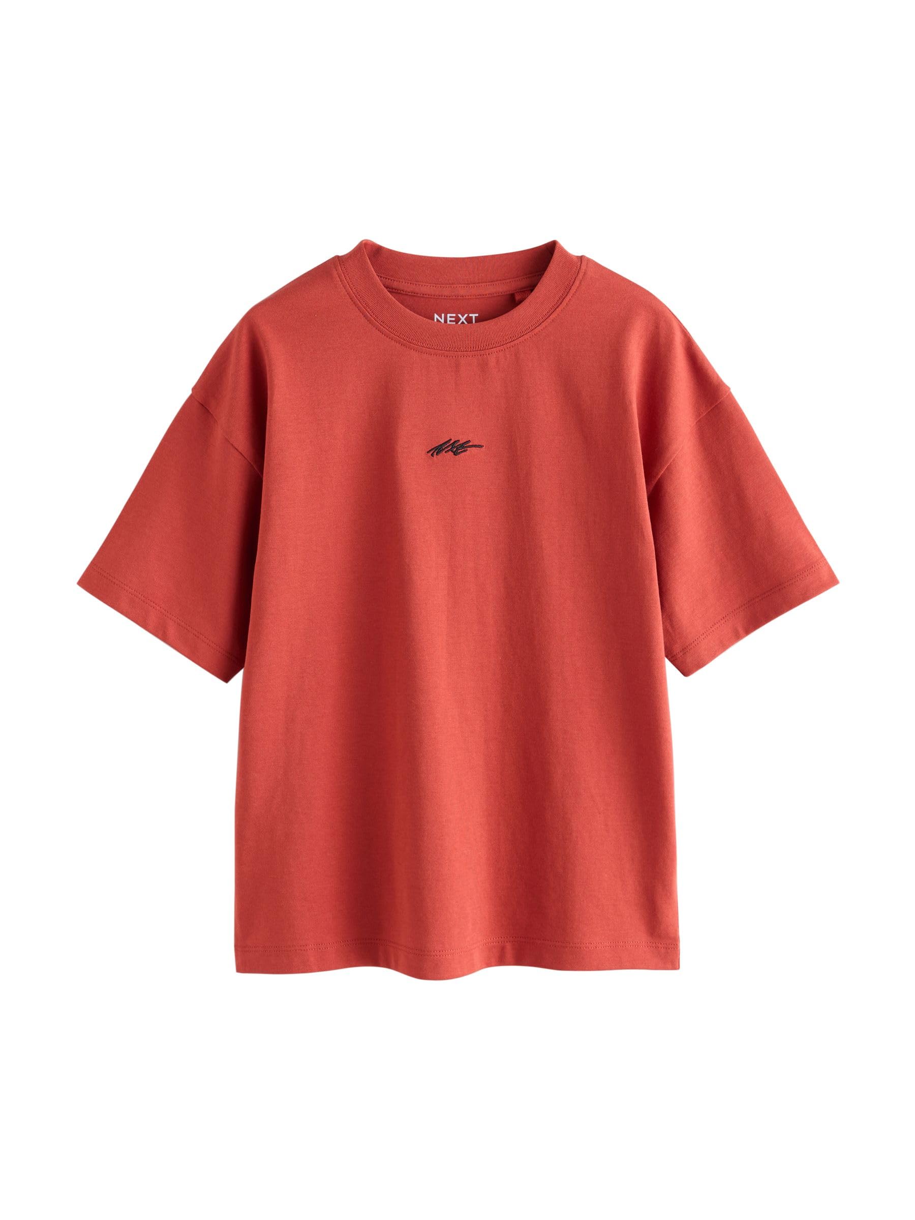 NEXT Jungen T-Shirt mit Grafik und kurzen Ärmeln, 4er-Pack