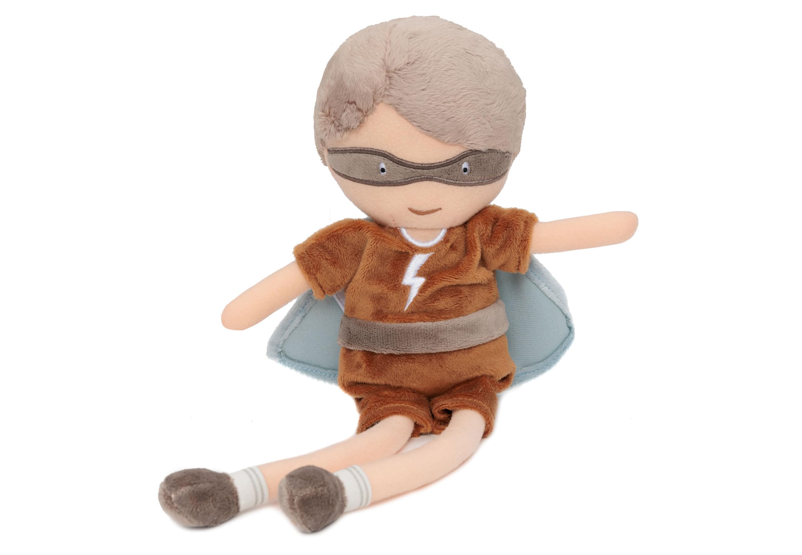 Jollein Superhero Dave Rag Doll Cuddly Doll 100% Polyester 32 x 10 x 6 cm Cuddly Toy Superhero
