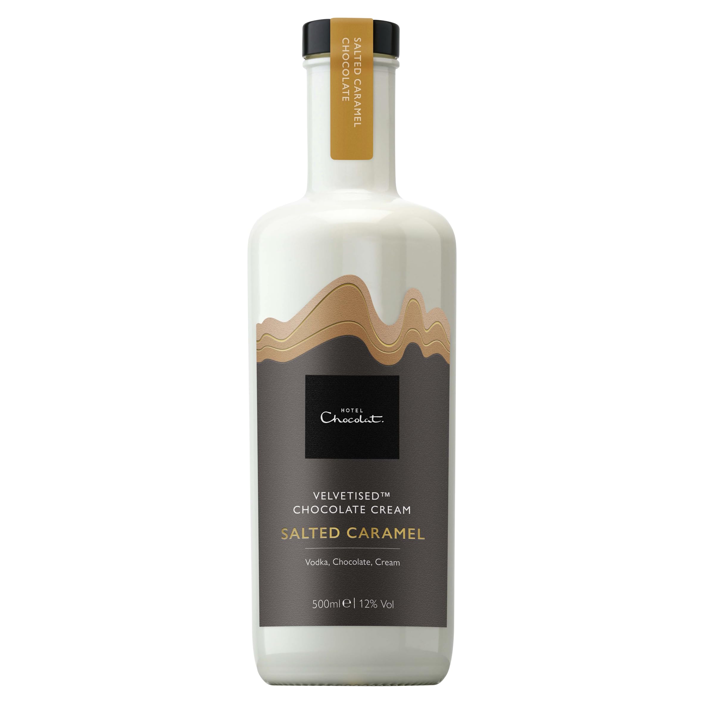 Salted Caramel Velvetised Chocolate Cream - Award-Winning Chocolate Cream, 500ml, 12% - Great Over Ice Or In Hot Chocolate And Cocktails