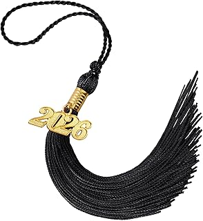 2026 Tassel Graduation, Black Graduation Tassel, Tassel Charms for Graduations Cap Decorations, Tassels Memorial
