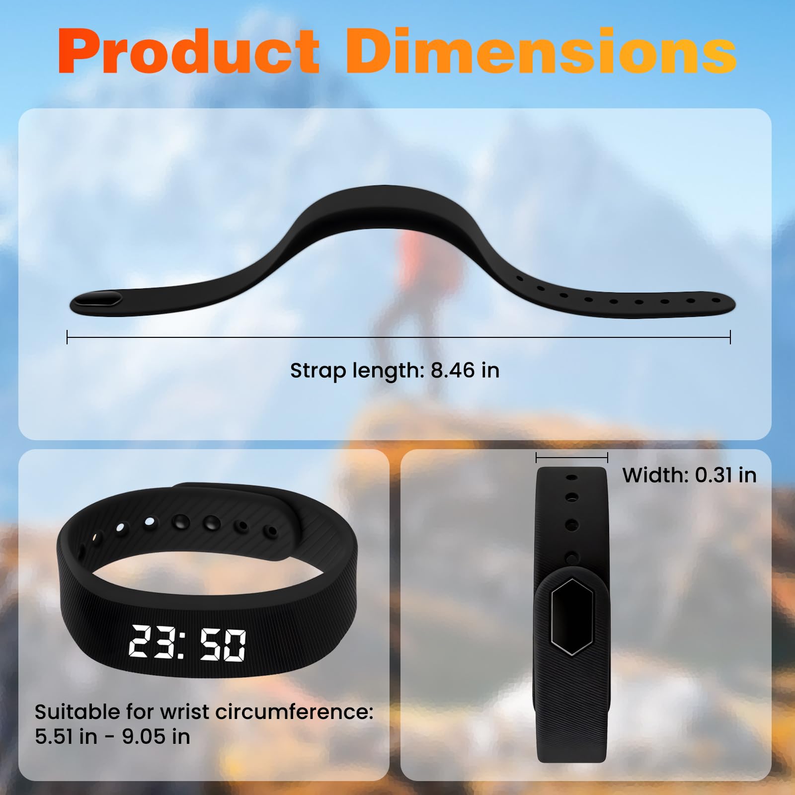 Reloj despertador eficaz para personas que duermen profundamente, reloj extremadamente vibrante, para personas sordas, vibración, vibración, sueño pesado, pulsera silenciosa que no despertará a tu