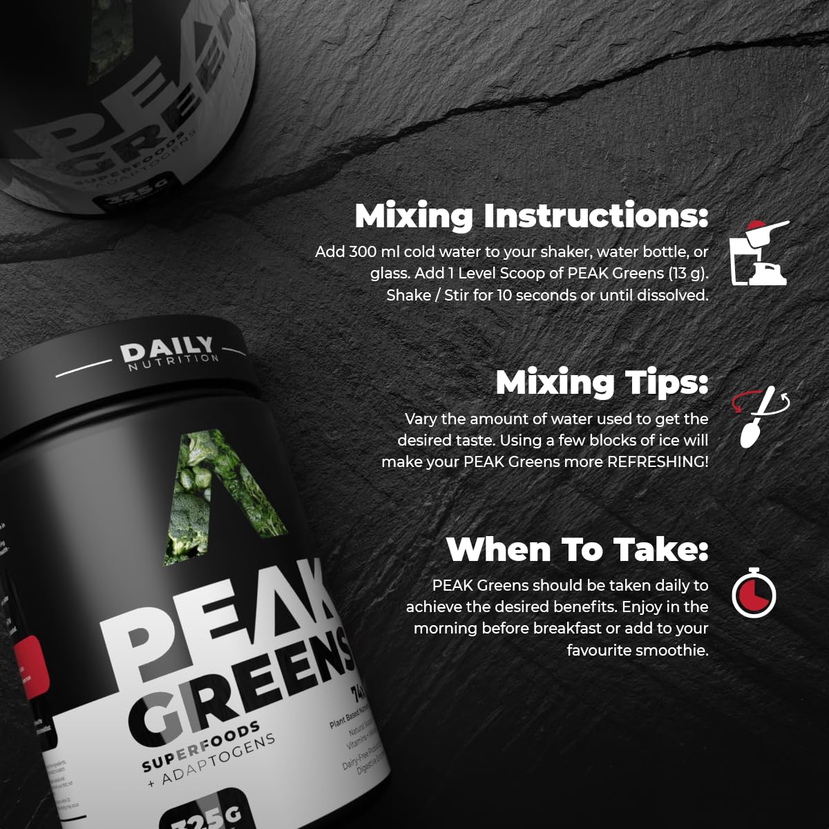 PEAK Daily Greens 325g Wild Berries : Amazon.co.za: Health & Household