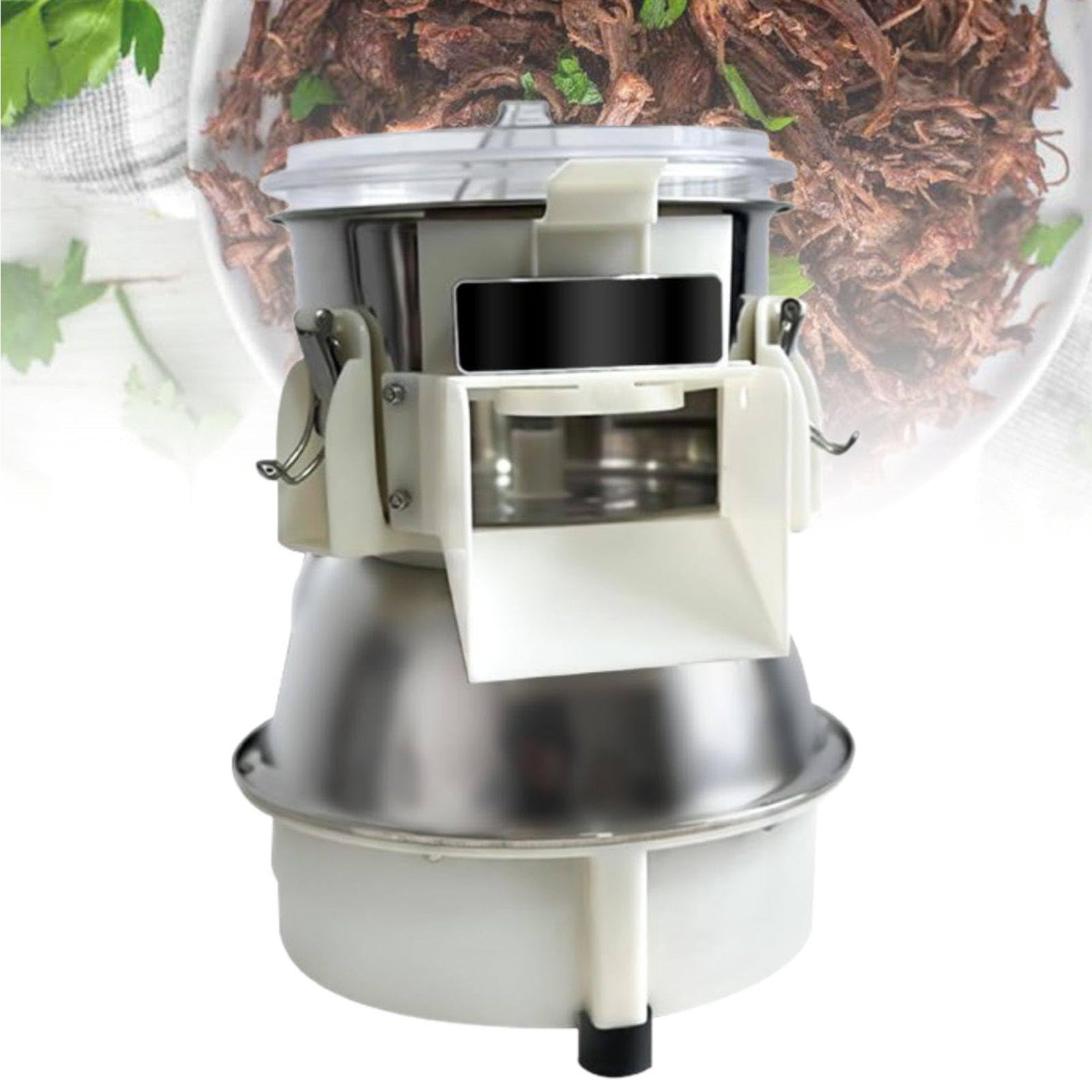 MhWrughts Automatic Chicken Breast Shredding Machine, Electric Chicken Shredder 180W, Whole Cooked Chicken Breast Processing for Restaurants, Cafes & Catering Services