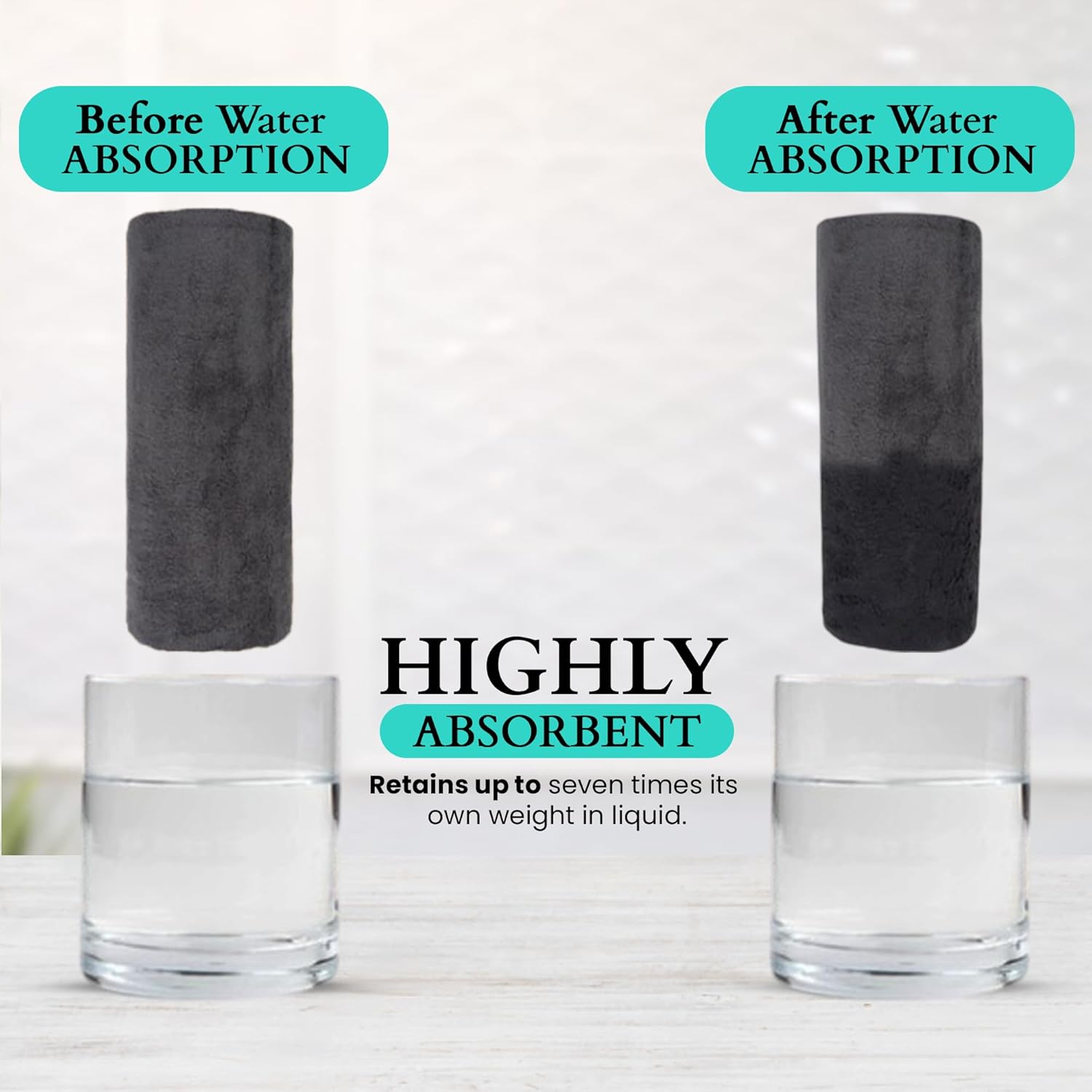 100 Dark Grey Towels | Just $1.8/Towel | Bleach Proof/Safe Bath & Bulk Hand Towels (40x20 Inches) | Light Weight Towels for Commercial Use | Quick Dry, Ultra-Soft Towel (100 Pcs Wholesale Pack)