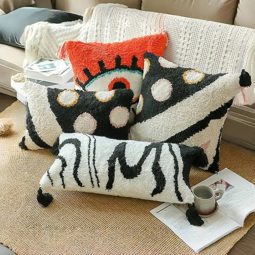 Coral & Tusk クッション Evil Eye Coral & Tusk Evil Eye Pillow - The Lux Cut