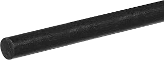 USA Sealing BULK-CR-CF-7 Rod Stock, Carbon Fiber, 1/2" Diameter, 1' Length