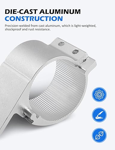 Miniatura 3 de Soporte de barra de luz LED de 2.5", soportes de abrazadera de tubo, soportes de montaje de barra antivuelco para UTV Jeep Truck, 2 piezas