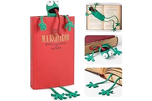 Crochet Frog Bookmark Set for Avid Readers