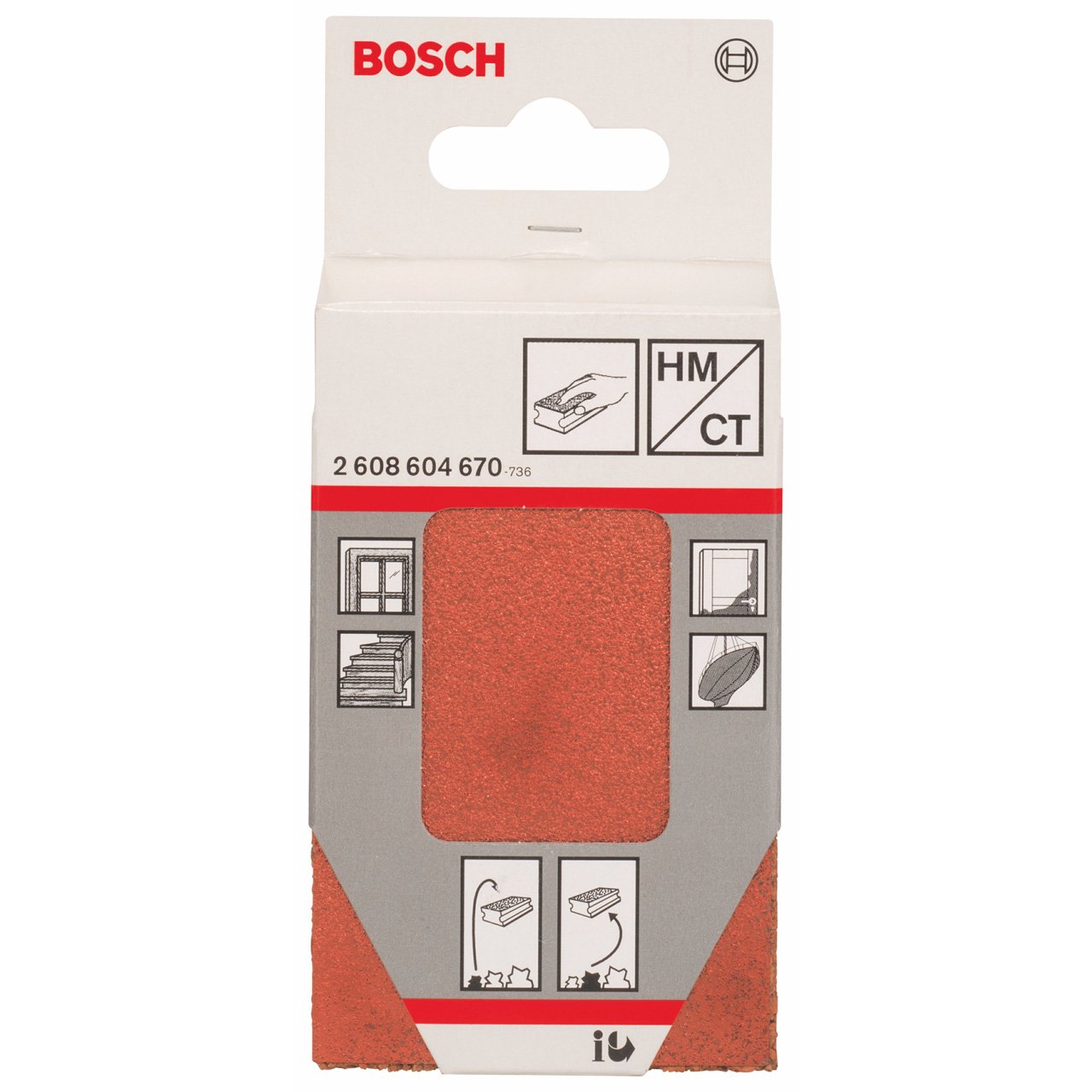 Bosch Zubehör 2608604670 Schleifklotz 60 x 100 mm : Amazon.de 