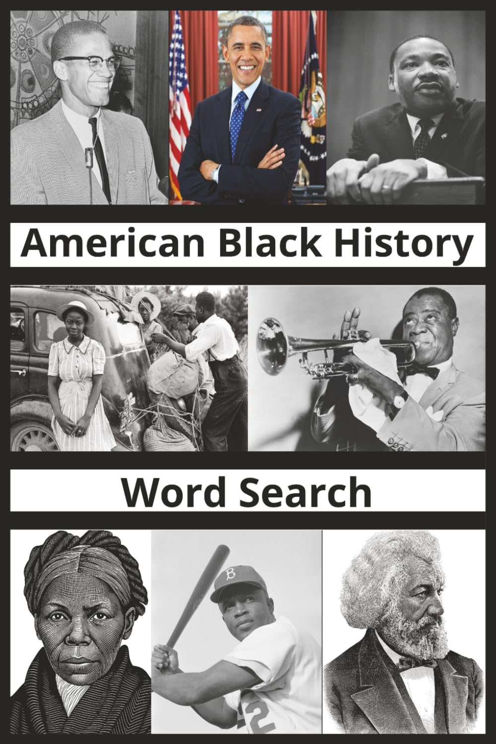 American Black History: Black Culture Word Search: 50+ Black History Puzzles and Fun Facts Celebrating African American Culture, Heroes, Sports Legends, and Music Icons for Teens and Adults