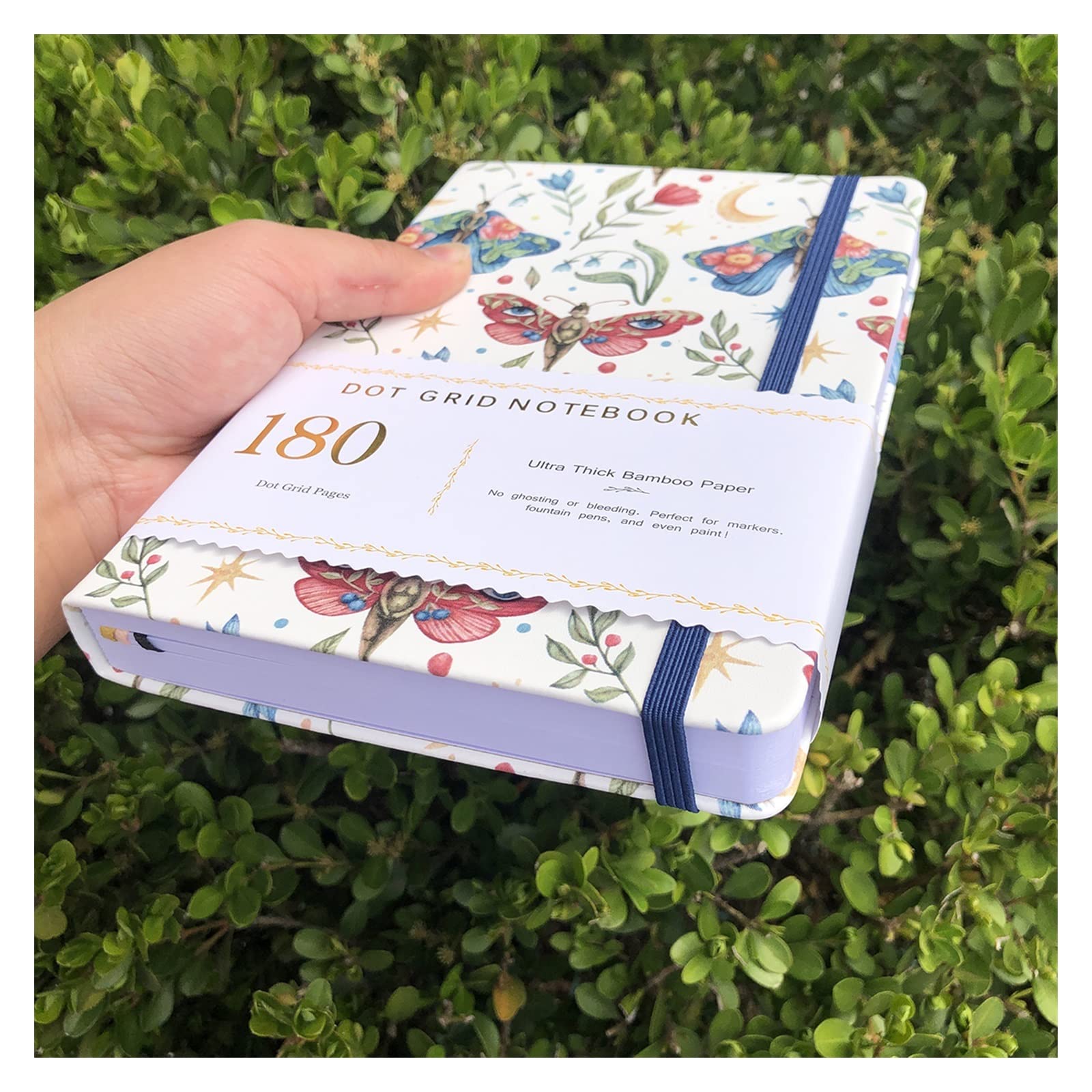 18 0gsm Journal tratteggiato Pu PARTEBOOTTO CHOTEBBITTO CHE CETTURA CHE IN CETTURA 160 PAGINE Misteriose Blossom Butterfly (Color : A5, Size : 180gsm bamboo paper)